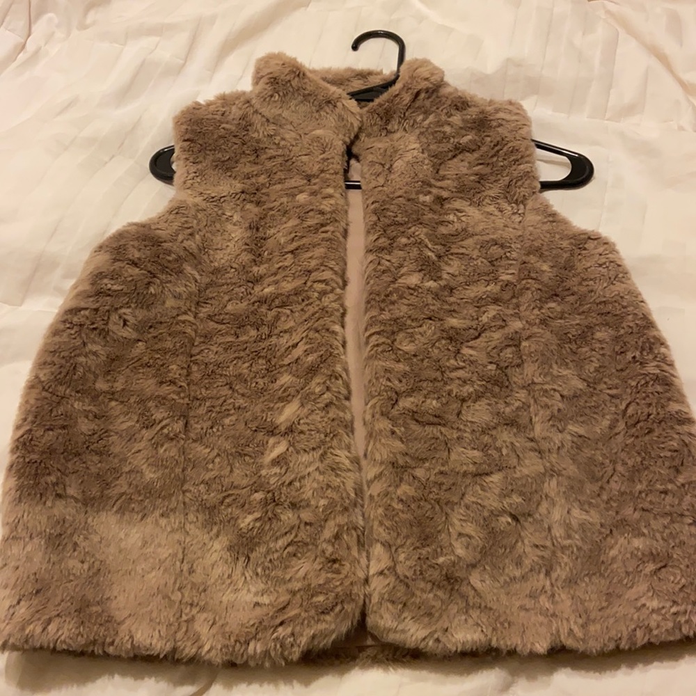 Gap kids girls XL(12) dark purple/gray winter vest